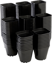 Juvale 150-Pack 2 Inch Plastic Seedling Pots for Plants, Small Square Starter Nu - $24.00