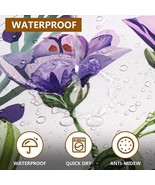 Floral Summer Shower Curtain Flower Fabric Cloth Shower Curtains for Rus... - $34.76 CAD+