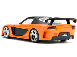Han&#39;s Mazda RX-7 RHD Right Hand Drive Orange Metallic Black Fast &amp; Furious Movie - £16.05 GBP
