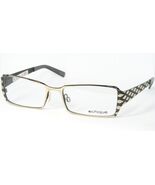 Chique by MENRAD 223007 028 GOLD /GRAPHITE EYEGLASSES GLASSES Chic 53-16... - $77.47