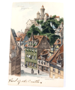 NURNBERG BURGPARTIE POSTCARD Signed by Artist Unposted Unsent - €6,59 EUR