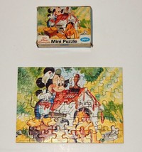 Jaymar Walt Disney Mickey Mouse Dog House Mini 54 Pc Puzzle  RARE - £11.98 GBP