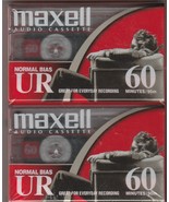 MAXELL UR 60 Minute Normal Bias Blank Audio Cassette Tapes 2-Pack - €6,80 EUR MAXELL UR 60 Minute Normal Bias Blank Audio Cassette Tapes 2-Pack - €6,80 EUR