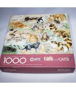 VTG Springbok Cats Cats Cats Cats 1000 Piece Jigsaw Puzzle 24&quot; x 30&quot; PZL... - £15.94 GBP
