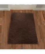 Geneva Shag Rug Oak Brown Stain-Resistant Skid-Resistant backing 36L x 6... - $813.74 MXN