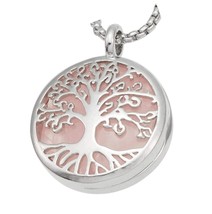 Flower/Tree of Life Locket Pendant Healing Stone - £31.86 GBP