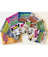 Lot  of 7 Dell Penny Press All Easy Best Jumbo Crossword Puzzle Books - £14.46 GBP