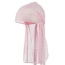 Wave Cap Tie Down Fashion Durag Cap You Choose Color Mens Womens (Pink) - £5.48 GBP