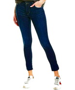 Joe&#39;s Jeans Flawless Curvy Skinny Ankle Chicago Blue 27 $179 Frayed Vent... - £59.64 GBP