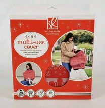 J.L. Childress 4 in 1 Multi Use Cover Car Seat Nursing Privacy Christmas... - $15.49