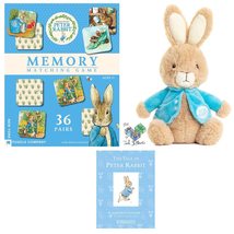 The Tale of Peter Rabbit by Beatrix Potter Hardcover Book, 9.5&quot; Peter Ra... - £32.94 GBP