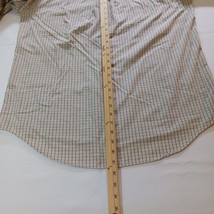 Izod Men's Gray Cotton Blend Check Button-Down Collar Shirt Size Large image 11