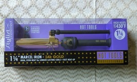 Hot Tools Professional 1-1/4&quot; Gold Marcel Salon Hair Curling Iron 1130 B... - £27.19 GBP