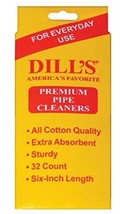 Dill&#39;s Premium Pipe Cleaners, 100% Cotton, 6&quot; Long, 32 Count Pack - $3.95