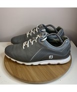 FootJoy FJ Pro SL Men Size 11 M Golf Shoes Gray White Leather Spikeless ... - €29,94 EUR