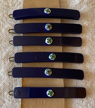 ⭕⭕VTG 6 Vintage Hair Barrettes for Women, New, Length 6.5 cm, blue - $9.90