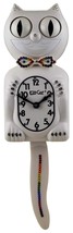 Limited Edition Rainbow White  Kit-Cat Klock Swarovski Crystals Jeweled Clock - £108.27 GBP