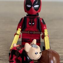 Kidpool with Dog Pug Deadpool Marvel Super Heroes X-Men Lego Minifigure ... - $30.00