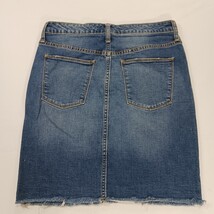 Universal Thread Women's Blue Frayed Denim Cotton Blend Skirt Size 10/30 (30×19) image 14