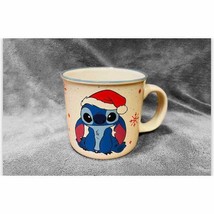  Disney Stitch Santa Hat 20oz Christmas Mug - £10.91 GBP