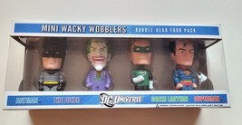Funko DC Universe Mini Wacky Wobblers 4 pack Superman Batman Joker Green... - £14.94 GBP