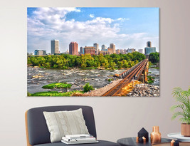 Richmond Wall Art Richmond Skyline Canvas Print Virginia Art Office Decor Richmo - £40.18 GBP