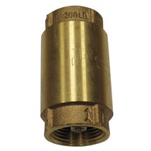 Campbell 1-1/2 in. FIP X 1-1/2 in. FIP Red Brass Spring Check Valve - $105.47 CAD