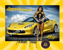 Melania Trump 8X10 Art Car Print. ready-to-frame, high quality photo print. - $19.80