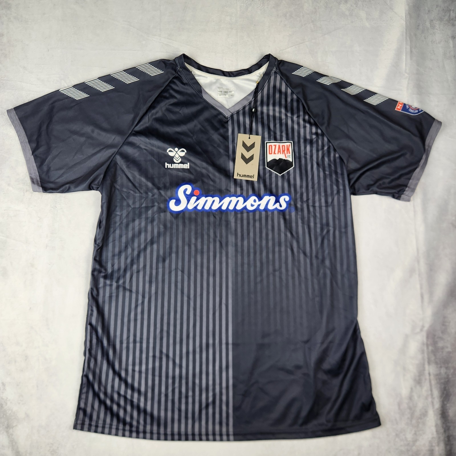 Hummel Soccer Jersey Shirt Ozark FC EU 2XL US XL Simmons NPSL Spain New  - £40.84 GBP