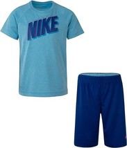 Nike Boy`s Dri-Fit T-Shirt &amp; Shorts 2 Piece Set - £25.50 GBP