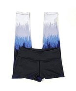 Layer 8 Athletic Yoga Leggings Size S Blue Ombre&#39; - $276.80 MXN