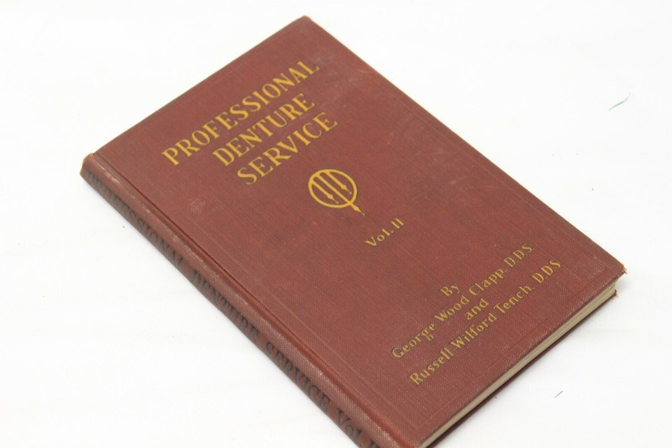 Professional Denture Service Volume 11 Clapp and Tench 1921 - $18.61