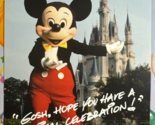  Disney World Celebrate Today Happy Bday Photopass Card W/ Mickey Mouse ... - £19.46 GBP