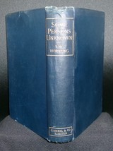 E.W. Hornung SOME PERSONS UNKNOWN First UK edition 1898 Collection of 11... - $135.00