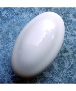 Ceramic Cabinet Knob Oval White Vintage Cottage Kitchen Shabby &amp; Chic Se... - $23.10