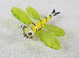 Artisian Blown Glass Dragonfly Figure - $24.76