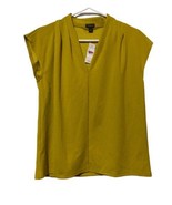 Ann Taylor Factory Top Womens Small Chartreuse Green Sleeveless Blouse NWT - $24.65