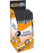 BiC Cristal Original 1.0 mm Ball Pen Pack of 50 - £45.22 GBP