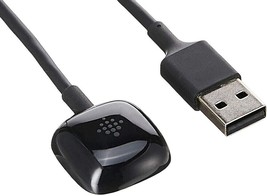 Genuine Charger Charging  Magnetic Cable Base Dock For Fitbit Sense &amp; Versa 3 - £10.10 GBP