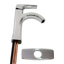 Pfister LF-042-BIEC Bruxie Single-Hole Bathroom Faucet - Polished Chrome - $47.90