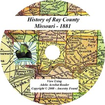 1881 History &amp; Genealogy of RAY County Missouri MO - £4.60 GBP
