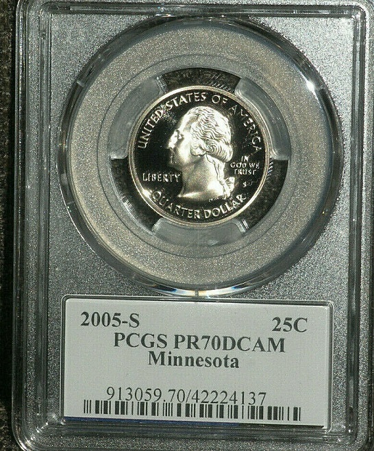 Primary image for 2005-S PCGS PR70DCAM Quarter MINNESOTA 25c TOP GRADED TOP REGISTRY  20220054