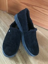 Gently Used Betula Bobs from Skechers Black Suede Loafer’s w Shearling L... - £19.09 GBP