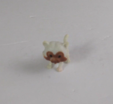 Adorable White Kitten With Brown Face 1&quot; Mini Toy Figure - $5.36 CAD
