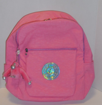 Kipling Chuwy Backpack Bookbag Cool Pink Hologram Girls New - £67.04 GBP