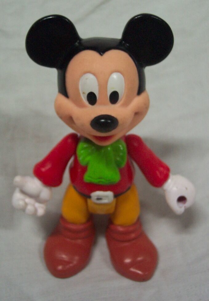 VINTAGE ARCO Disney VINTAGE MICKEY MOUSE 4" Plastic Toy Figure - $16.34