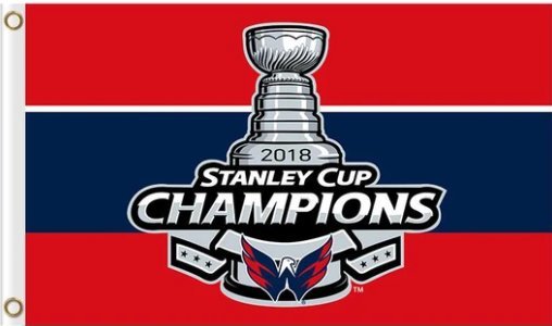Washington Capitals Stanley Cup Champion Club Flag 3X5Ft Polyester Digit... - $20.00