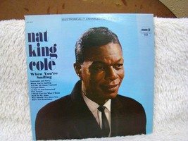 Nat King Cole When You&#39;re Smiling Vinyl Album, Pickwick/Columbia Recs, Collctble - £5.50 GBP