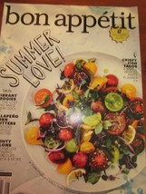 Bon Appetit August 2014 Cooking Magazine Summer Love 47 Ripe &amp; Ready Recipes New - £7.85 GBP
