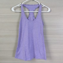 Lululemon Womens Purple Cool Racerback Heathered Pullover Yoga Tank Top 26&quot; Bust - £19.93 GBP